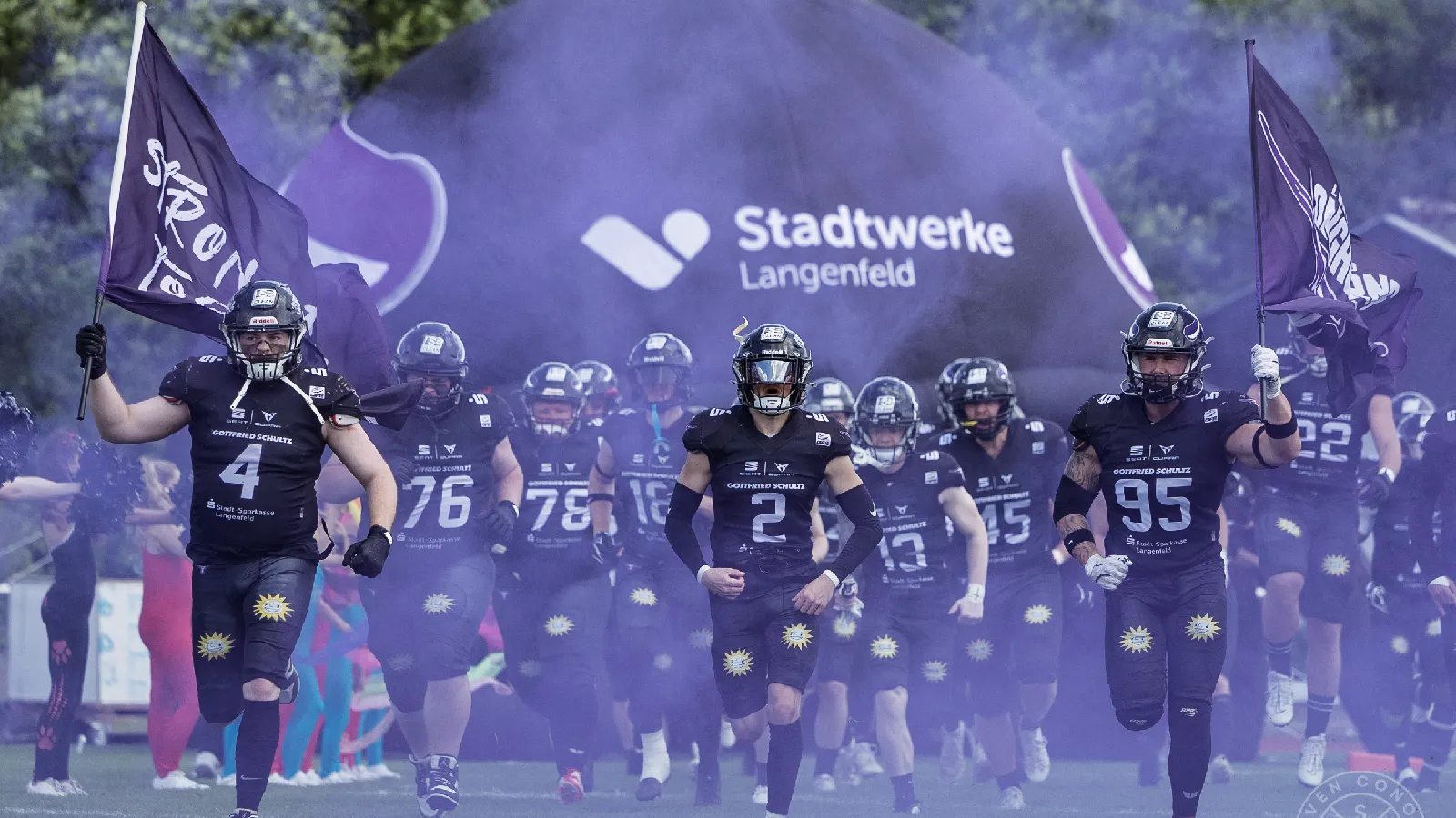 Pressefoto Langenfeld Longhorns | Crowdfunding der Langenfeld Longhorns startet